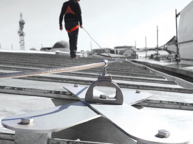 Fall Protection examples with S5!® Clamps RoofTech GmbH