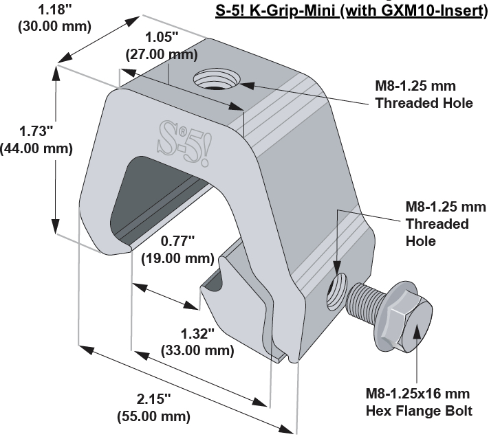 S-5-K-Grip-Mini Klemme